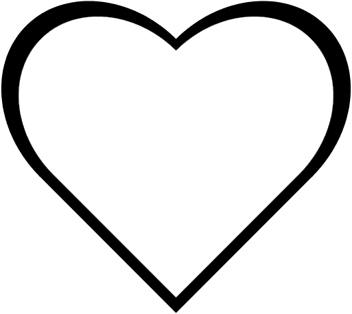 Heart Shape Outline Heart Shape Outline