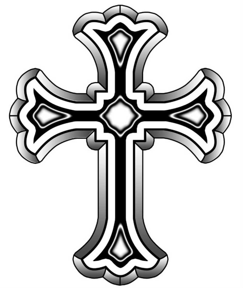 9 Christian Cross Designs Clip Art Images