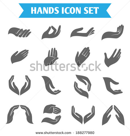 Images of Open Hands Holding Vector