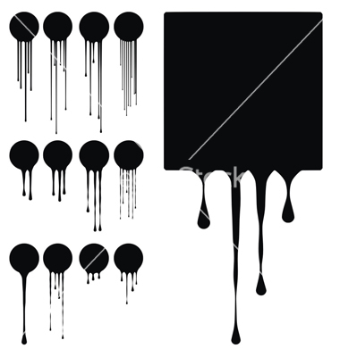 Ink Drip Vector