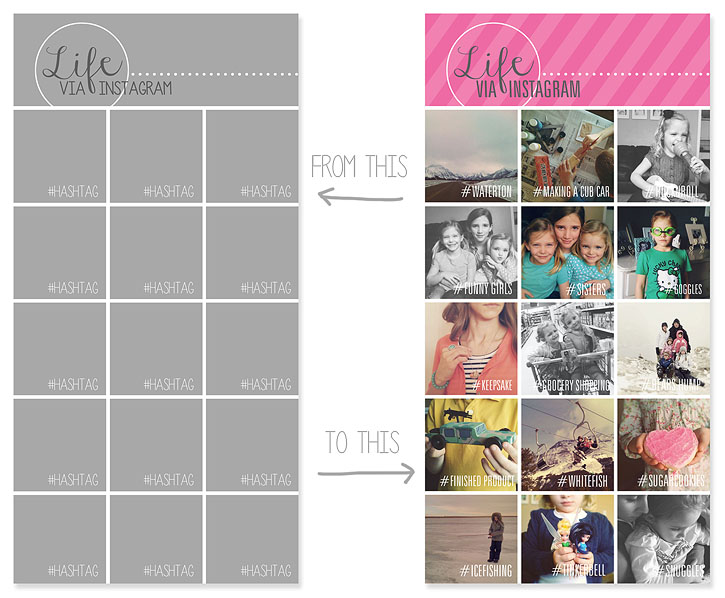 Instagram Collage Templates Instagram Collage Templates