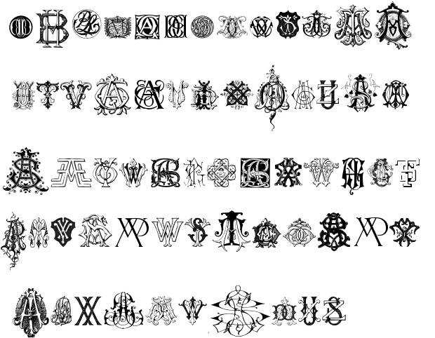 Intellecta Monograms Random Samples