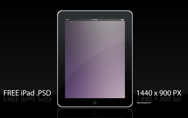 19 Free IPad PSD Template Images