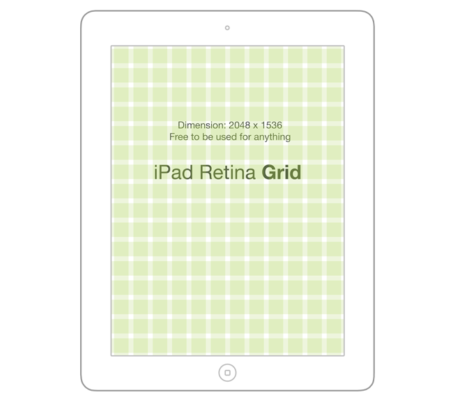 iPad Retina Grid