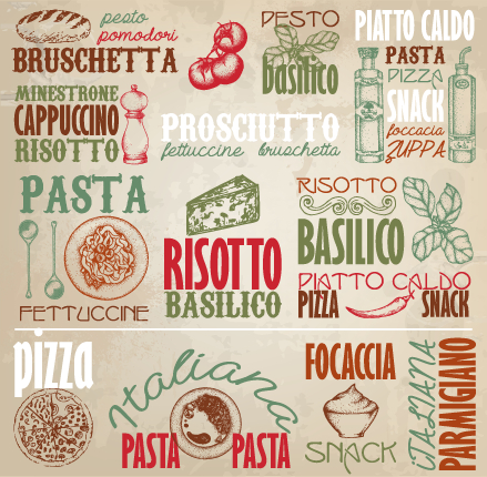 Italian Food Restaurant Logo
