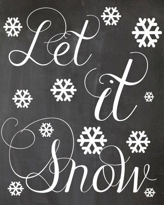 Let It Snow Sign