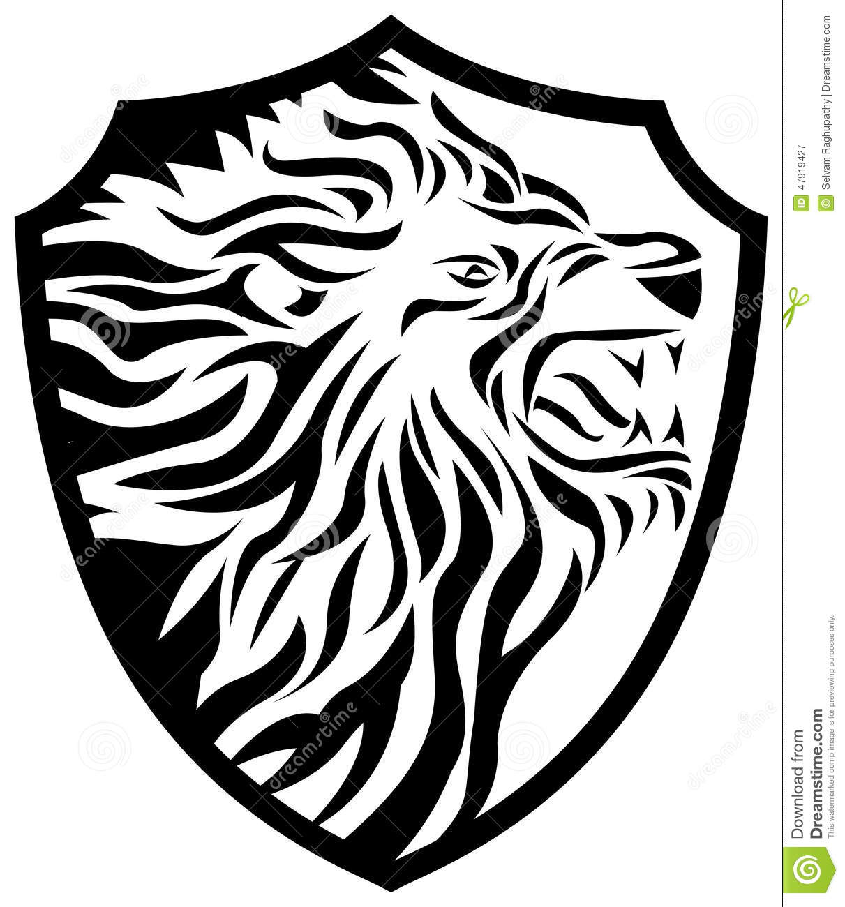 Lion Head Shield