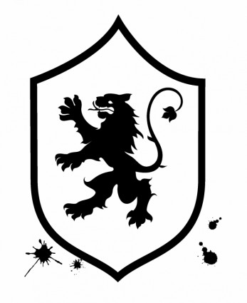 Lion Shield Logo Vector