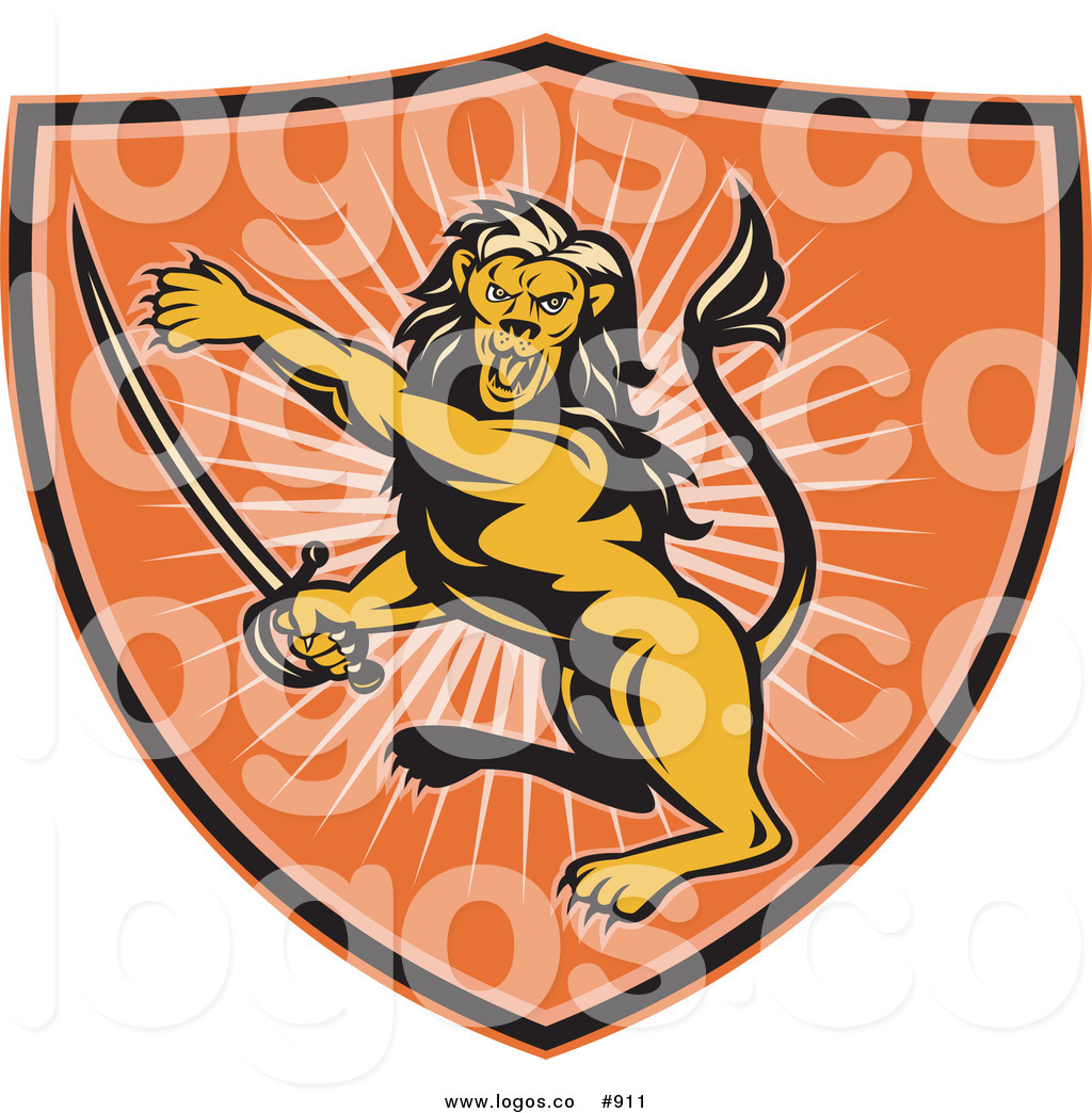 Lion Shield Logo