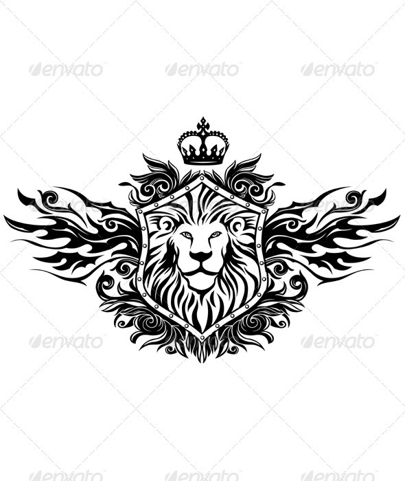 Lion Shield Logo