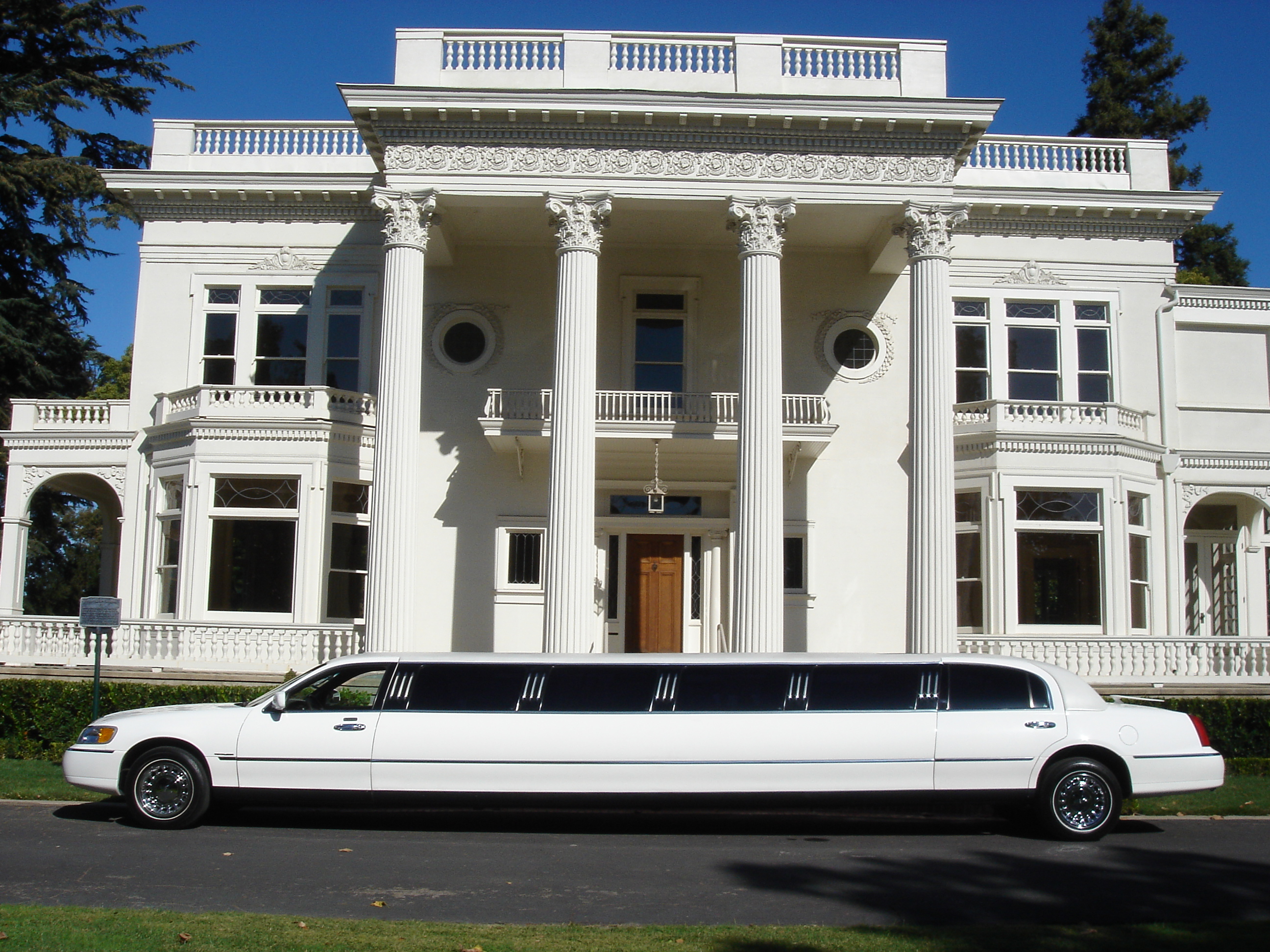 Mansion with Limo