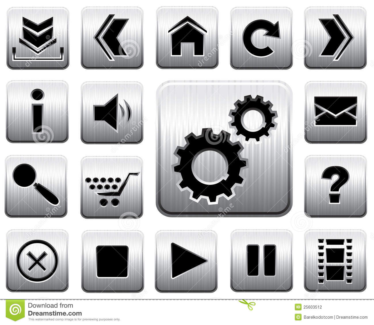 Metal Vector Icon