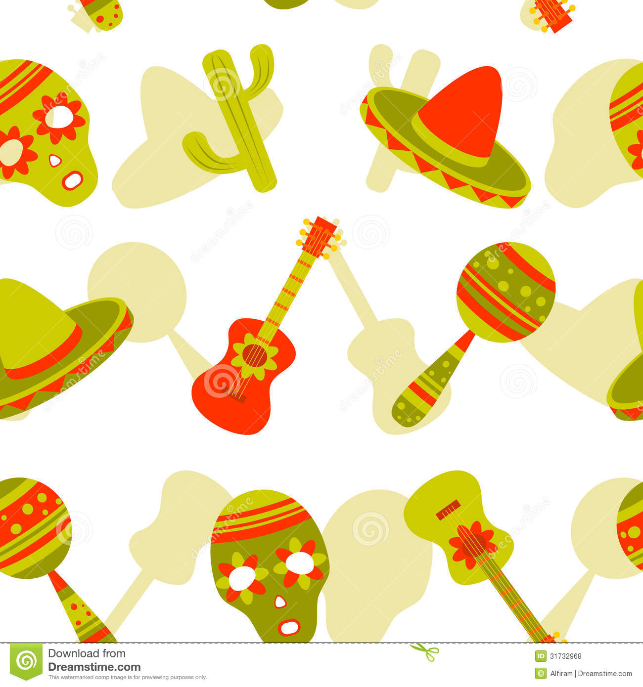 Mexican Patterns Vector Free