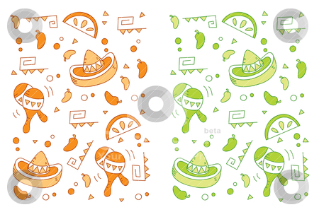 Mexican Patterns Vector Free