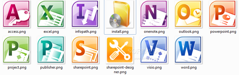 Microsoft Office 2010 Icons