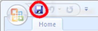 Microsoft Word Save Icon