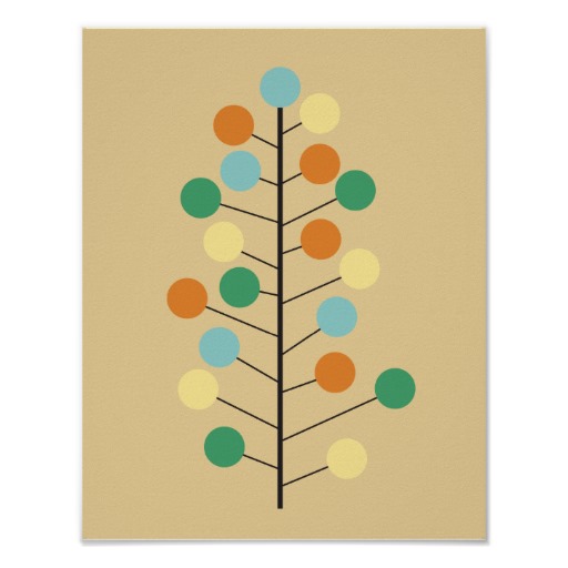 Mid Century Modern Design Tree