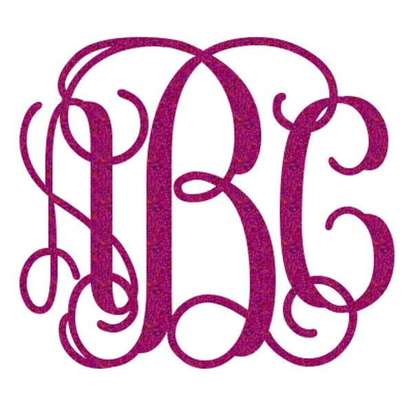 Monogram Car Decal