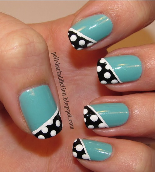 Nail Art with Polka Dots