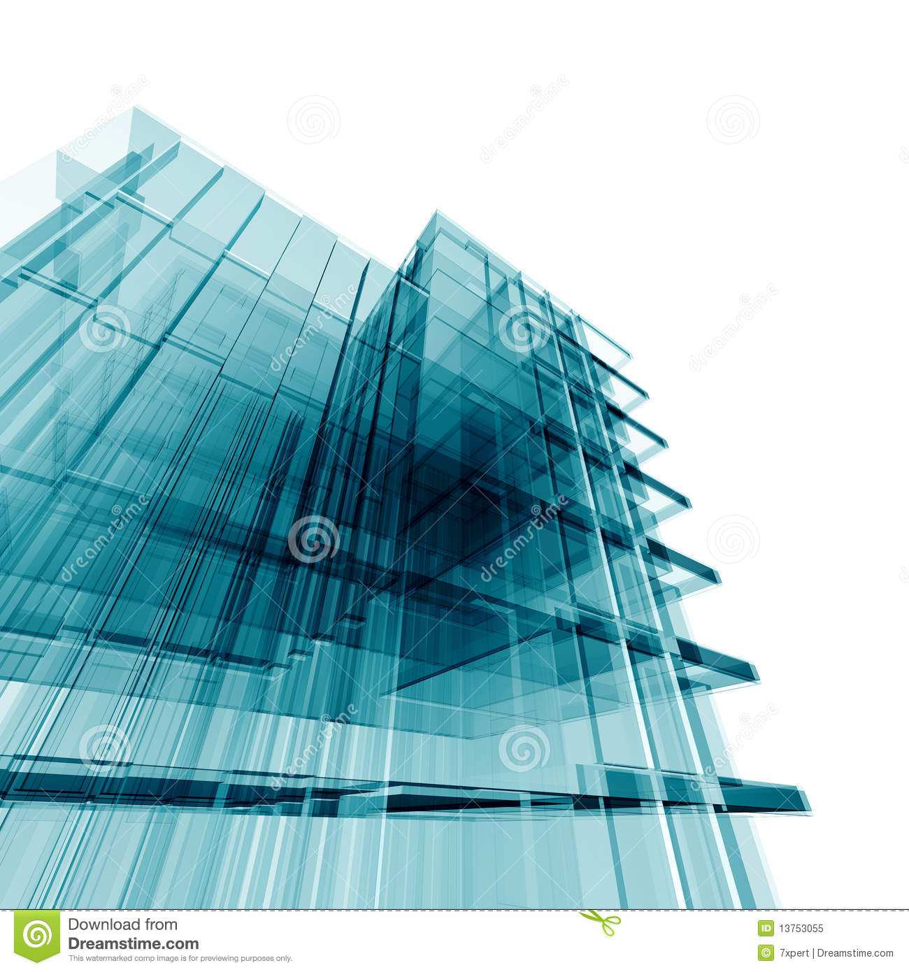 Office Building Stock Royalty Free