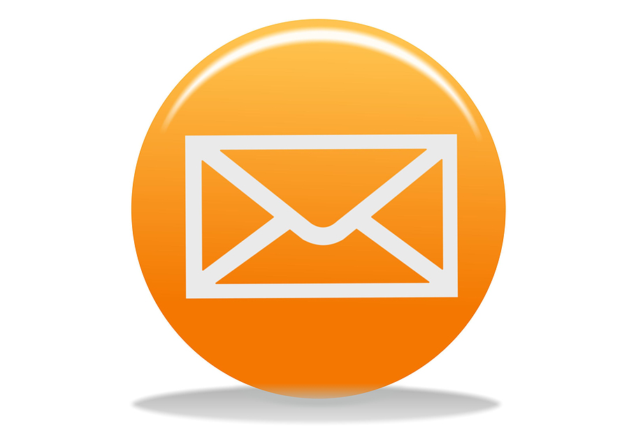 Orange Email Icon