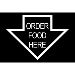 Order Here Sign