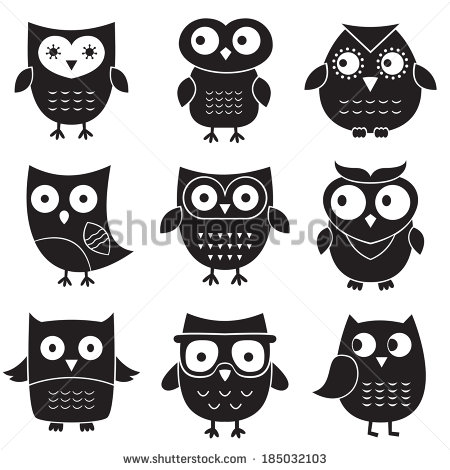 Owl Silhouette Vector