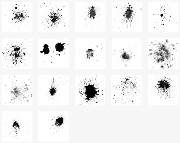 Paint Splatter Brush Photoshop