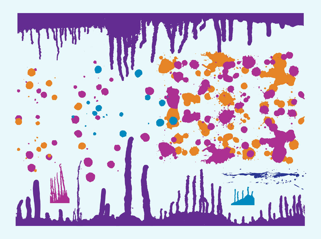 Paint Splatter Vector Art