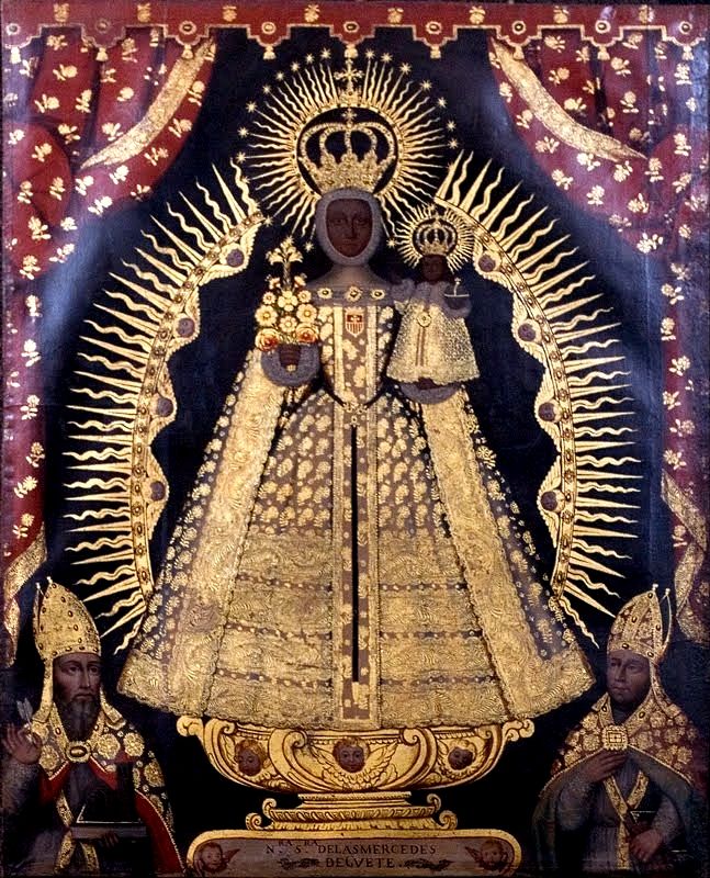 Painting Our Lady of Mercy Peru Painting Our Lady of Mercy Peru
