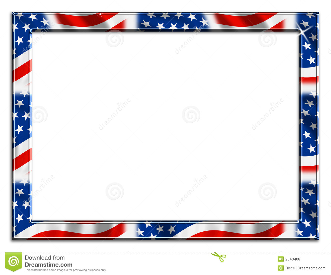 14 Patriotic Certificate Borders Vector Images