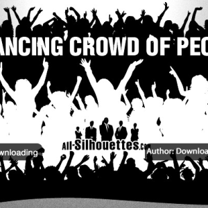 People Dancing Silhouette People Dancing Silhouette
