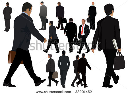 People Dressed in Suits