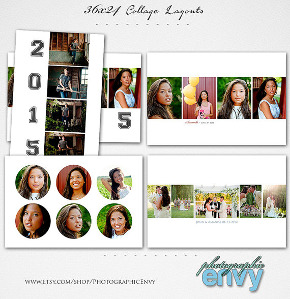 Photo Collage Layout Template