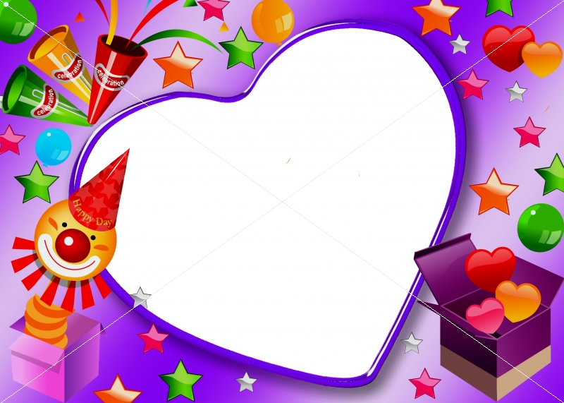 Photo Frames for Heart Shape Templates