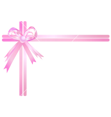 Pink Ribbon Vector