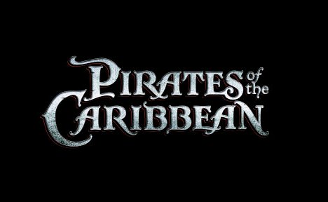 Pirates of the Caribbean Logo Font