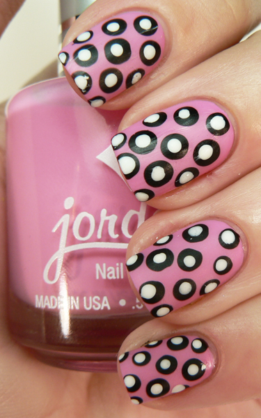 Polka Dot Nail Design