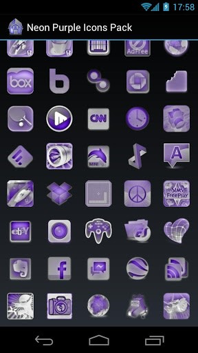 Purple Android App Icons Purple Android App Icons