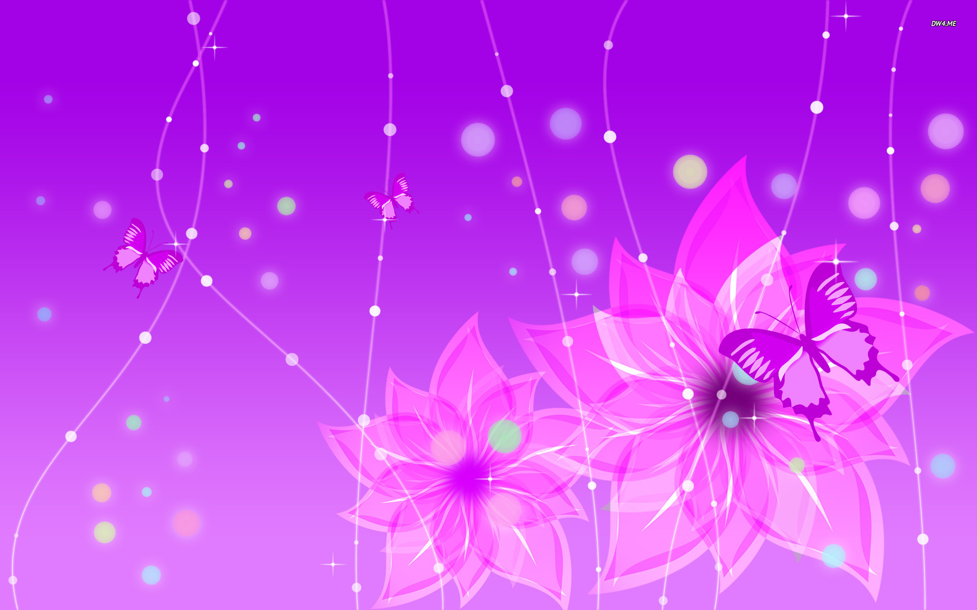 Purple Flower Vector