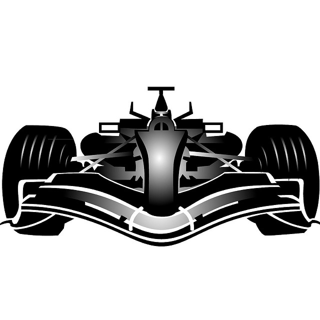 Race Car Vector Clip Art