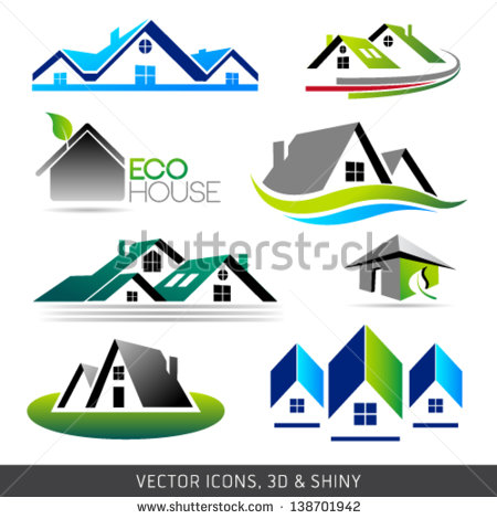 Real Estate Vector Graphic Icons