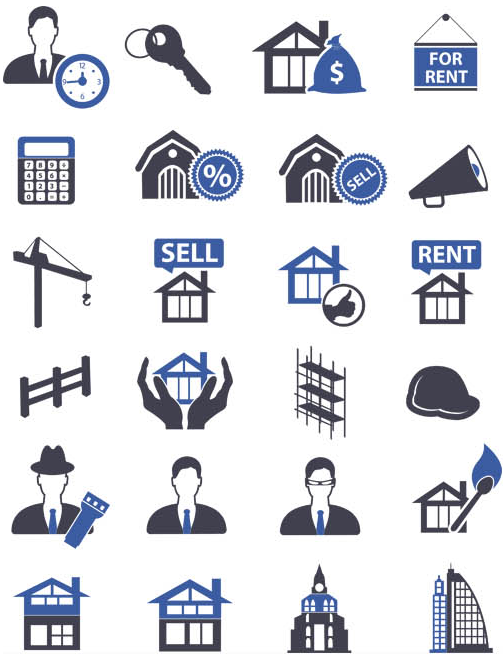 Real Estate Vector Icons