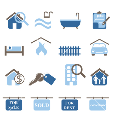 Real Estate Vector Icons