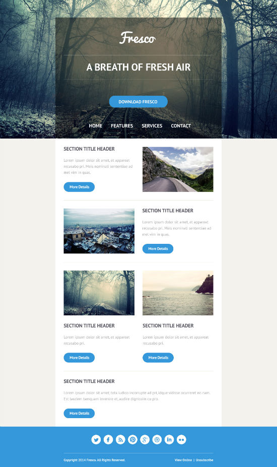 Responsive HTML Email Template Responsive HTML Email Template