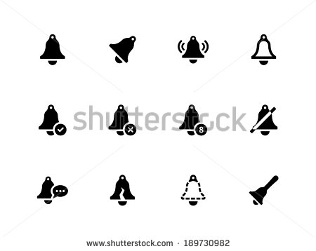 Ringing Bell Icon Vector