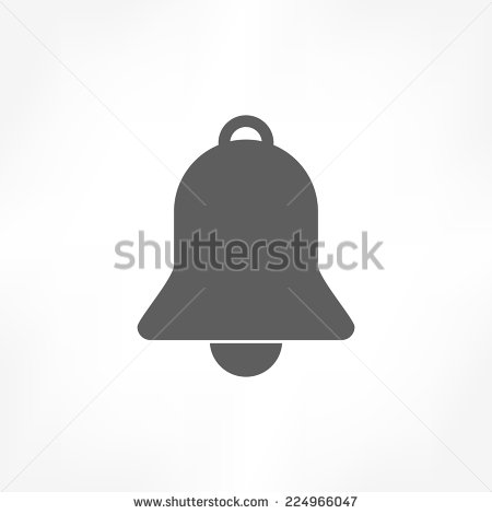 Ringing Bell Icon Vector