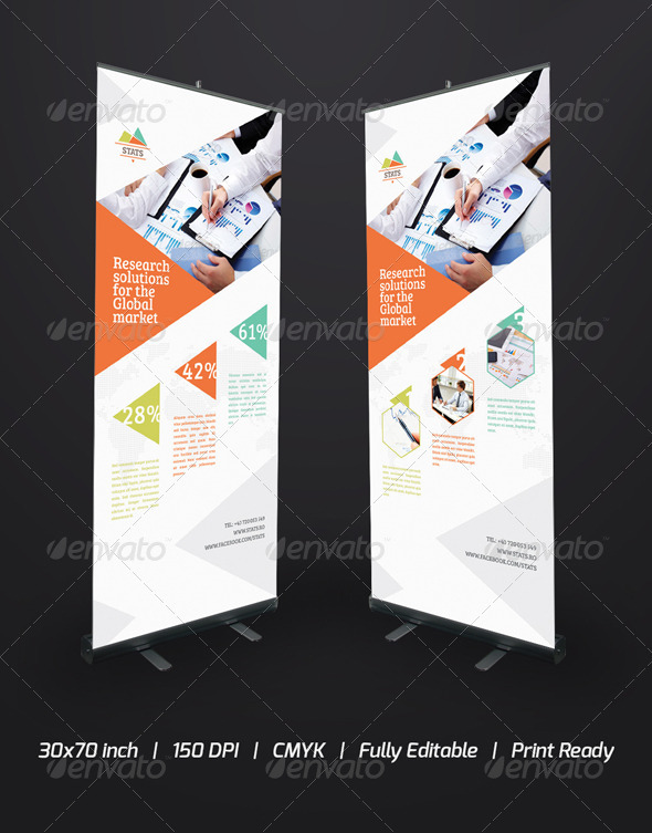 Roll Up Banner Template