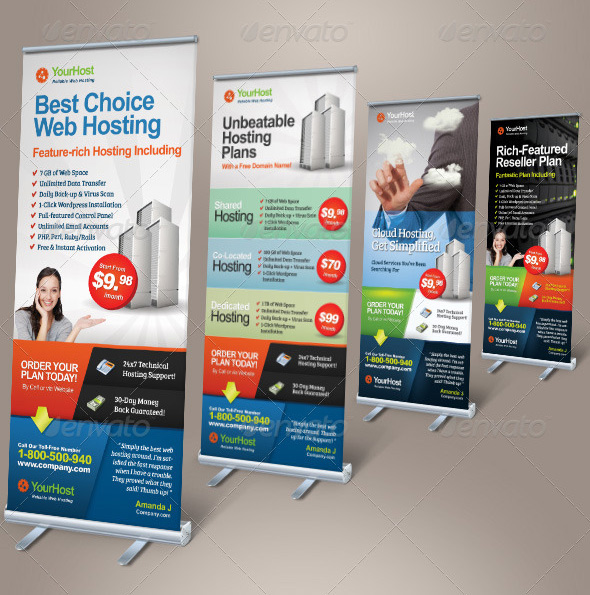 Roll Up Banner Template