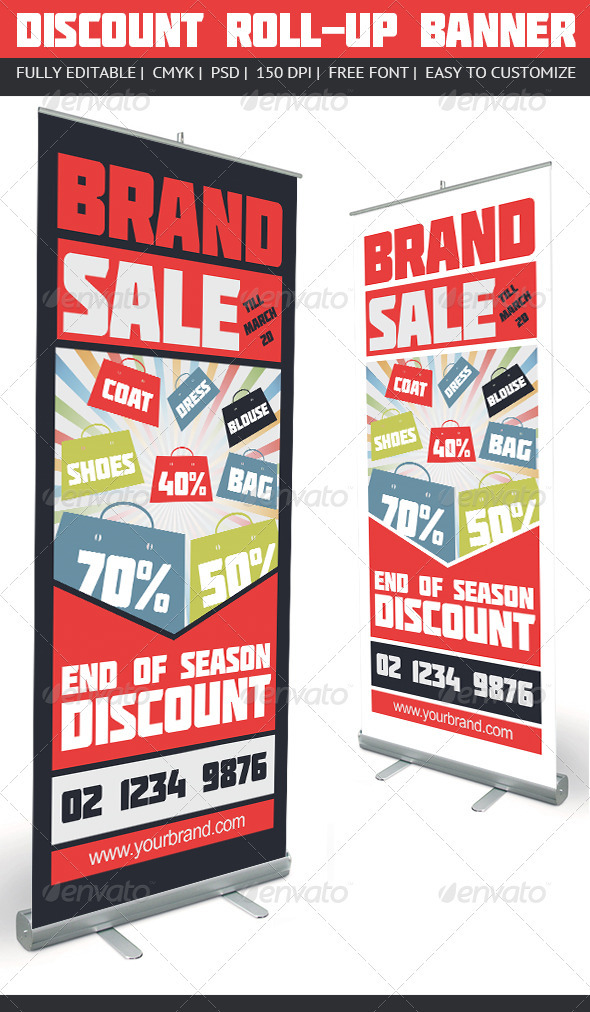 Roll Up Banner Template